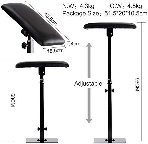 Tattoo Armstütze einstellbar Armlehne TATTORS® (G8)