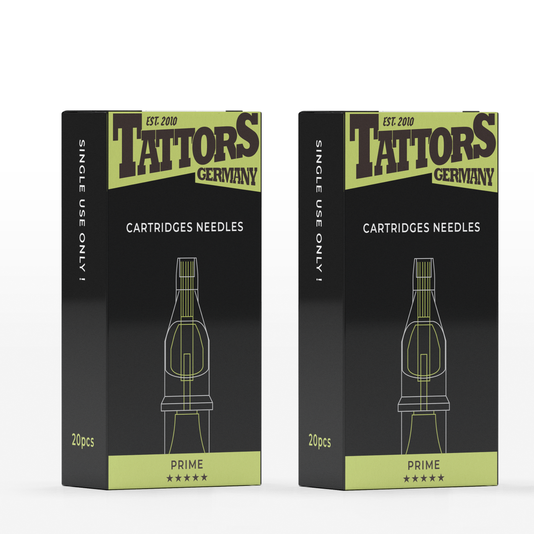 20PCS Tattoo Needle Cartridges Sterilized Magnum/M1