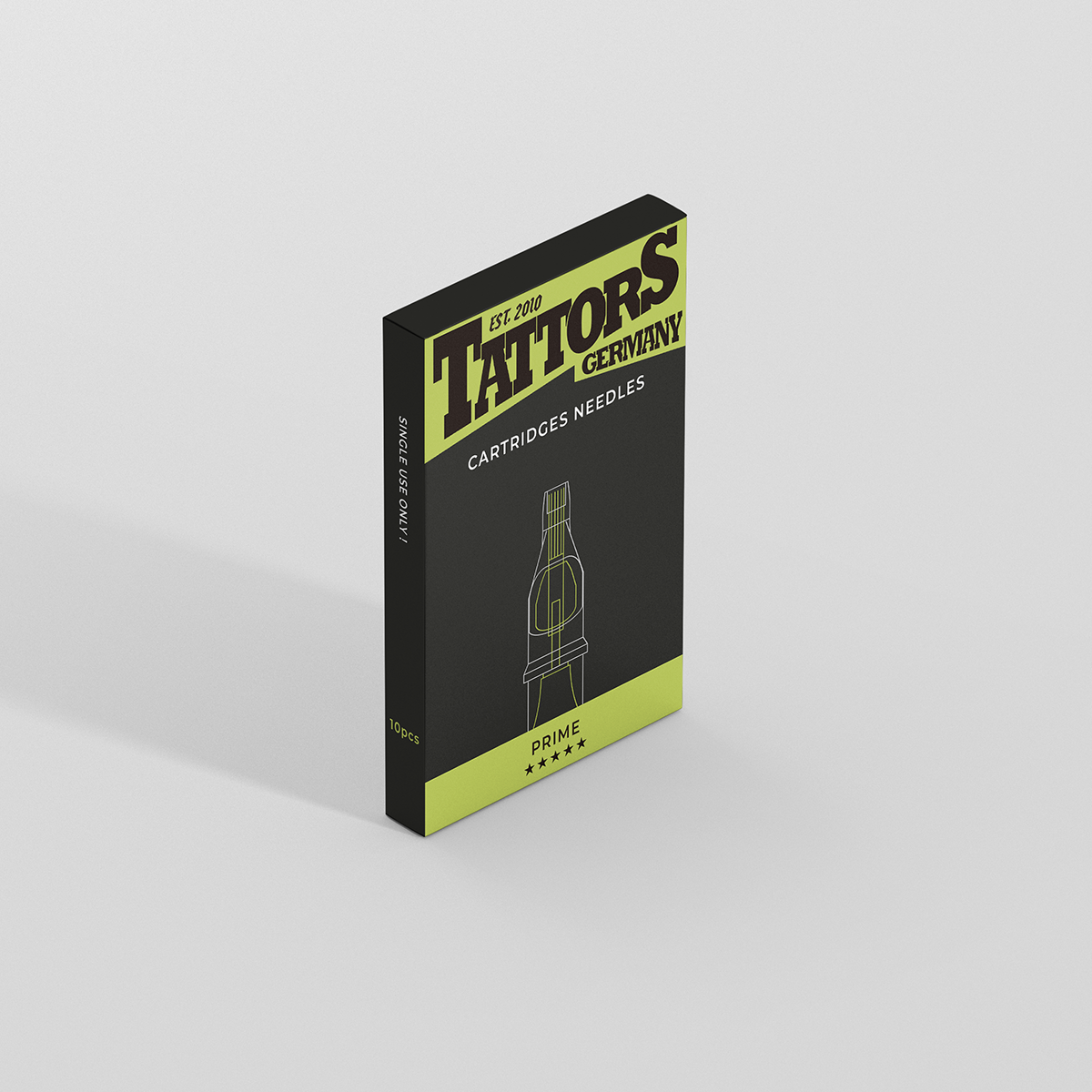 10PCS Tattoo Needle Cartridges Sterilized Round Liner/RL